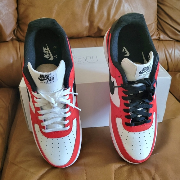 VNDS Men's Nike Air Force 1 Low ID BY YOU Chicago Customized Size 11.5.(MINT) - Picture 4 of 16